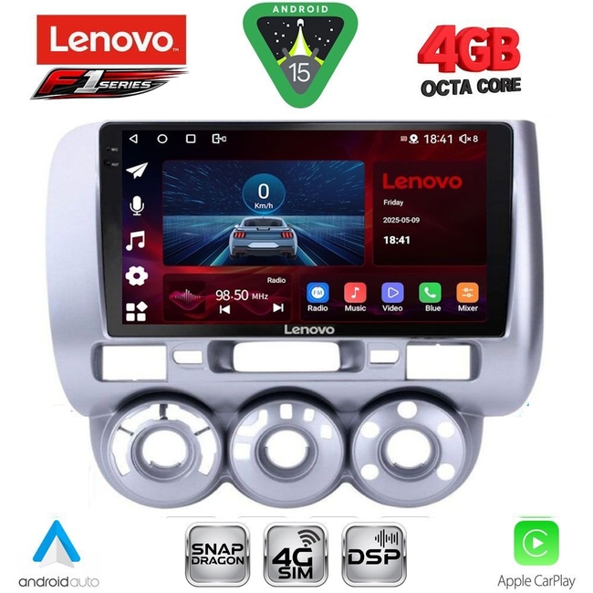 LENOVO SSQ 9210_CPA A/C (9inc) MULTIMEDIA TABLET for HONDA JAZZ mod. 2002-2008