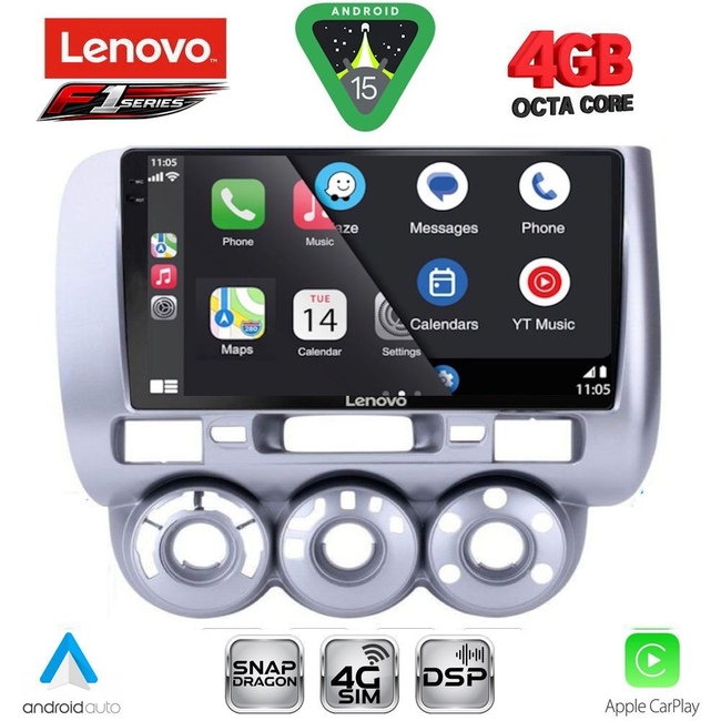 LENOVO SSQ 9210_CPA A/C (9inc) MULTIMEDIA TABLET for HONDA JAZZ mod. 2002-2008