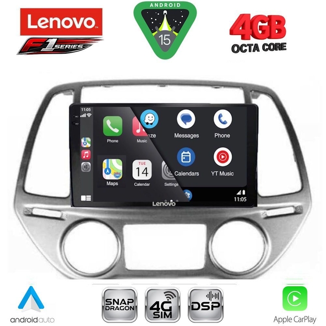 LENOVO SSQ 9227_CPA CLIMA (9inc) MULTIMEDIA TABLET for HYUNDAI i20 mod. 2008-2012