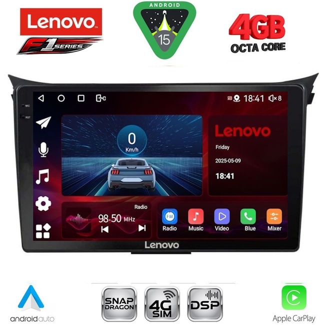 LENOVO SSQ 9232_CPA (9inc) MULTIMEDIA TABLET for HYUNDAI i30  mod. 2012-2017