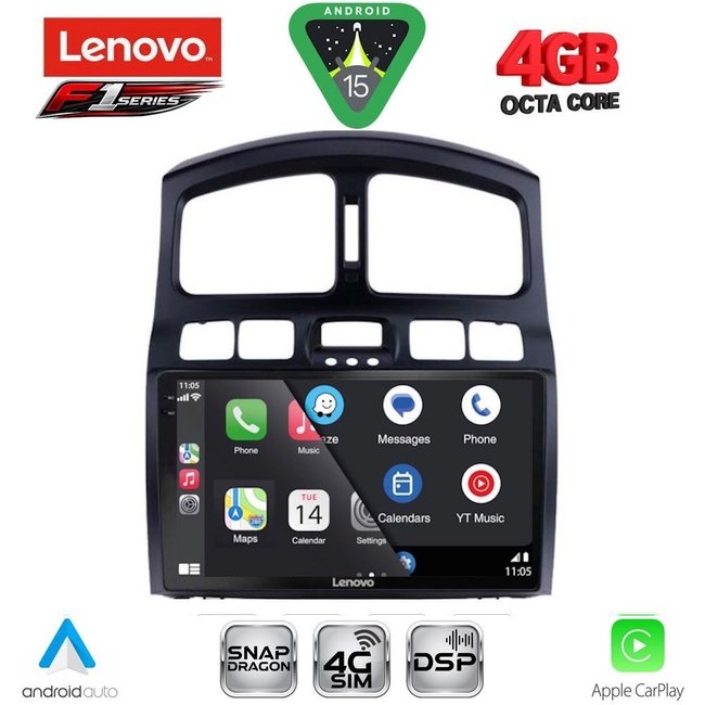 LENOVO SSQ 9236_CPA (9inc) MULTIMEDIA TABLET for HYUNDAI SANTA FE mod. 2003-2006