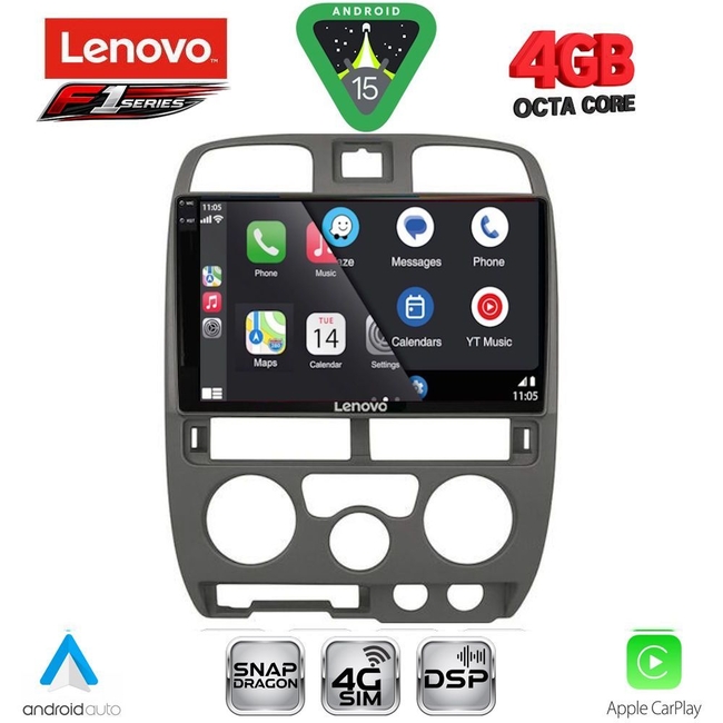 LENOVO SSQ 9253GR_CPA (9inc) MULTIMEDIA TABLET for ISUZU D-MAX mod. 2002-2008 (GREY)