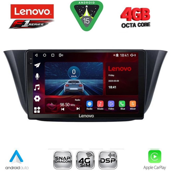 LENOVO SSQ 9265_CPA (9inc) MULTIMEDIA TABLET for IVECO DAILY mod. 2014-2026