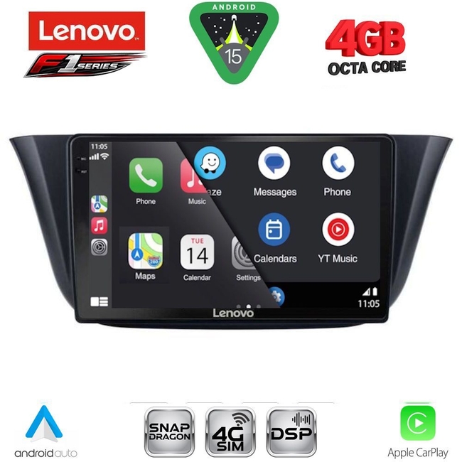 LENOVO SSQ 9265_CPA (9inc) MULTIMEDIA TABLET for IVECO DAILY mod. 2014-2026