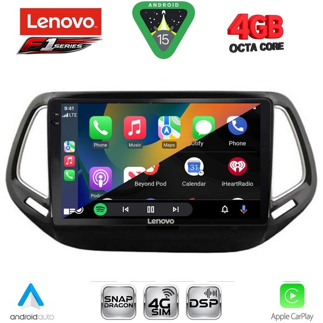 LENOVO SSQ 9278_CPA (10inc) MULTIMEDIA TABLET for JEEP COMPASS mod. 2016-2021