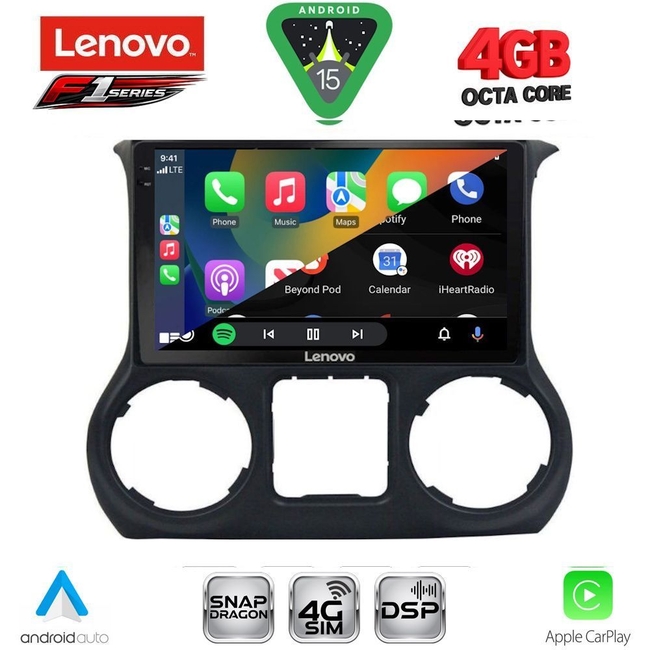 LENOVO SSQ 9295_CPA (10inc) MULTIMEDIA TABLET for JEEP WRANGLER  mod. 2011-2014