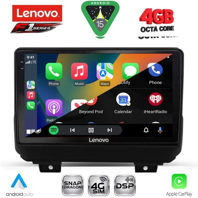 LENOVO SSQ 9298_CPA (9inc) MULTIMEDIA TABLET for JEEP WRANGLER mod. 2018-2026