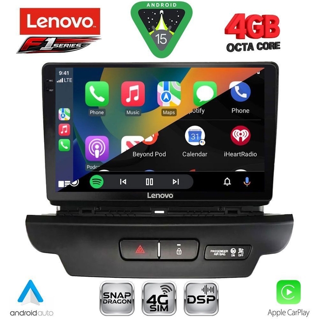 LENOVO SSQ 9304_CPA (9inc) MULTIMEDIA TABLET for KIA CEED - XCEED mod. 2018-2022
