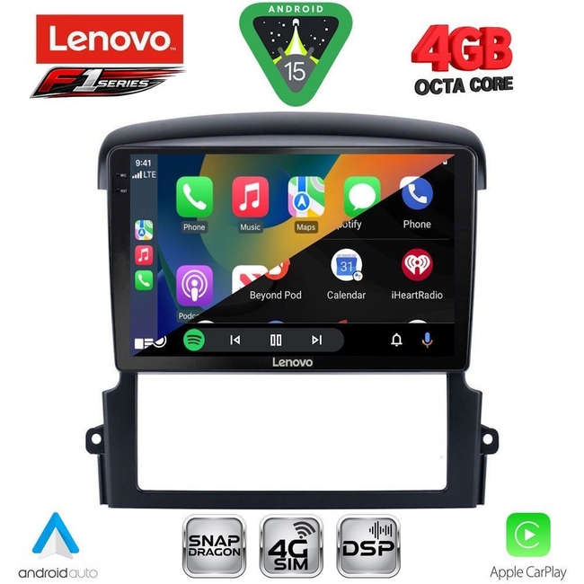 LENOVO SSQ 9317_CPA (9inc) MULTIMEDIA TABLET for KIA SORENTO mod. 2006-2009