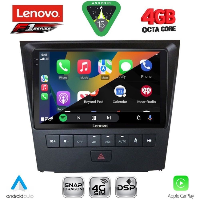 LENOVO SSQ 9341_CPA (9inc) MULTIMEDIA TABLET for LEXUS GS mod. 2004-2011