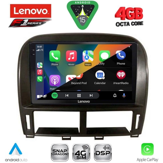 LENOVO SSQ 9343_CPA (9inc) MULTIMEDIA TABLET for LEXUS LS 430 – XF 430 mod. 2000-2006