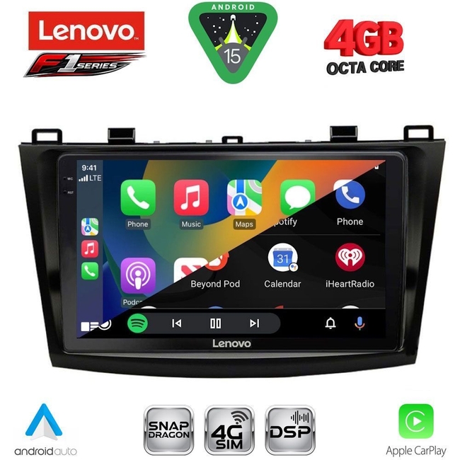 LENOVO SSQ 9366_CPA (9inc) MULTIMEDIA TABLET for MAZDA 3 mod. 2009-2014