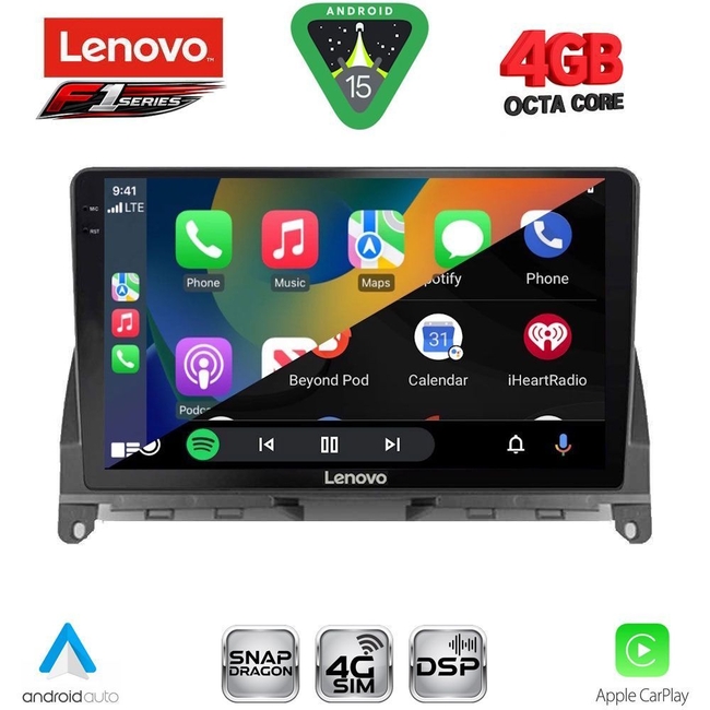 LENOVO SSQ 9405_CPA (9inc) MULTIMEDIA TABLET for MERCEDES C (W204) mod. 2007-2011