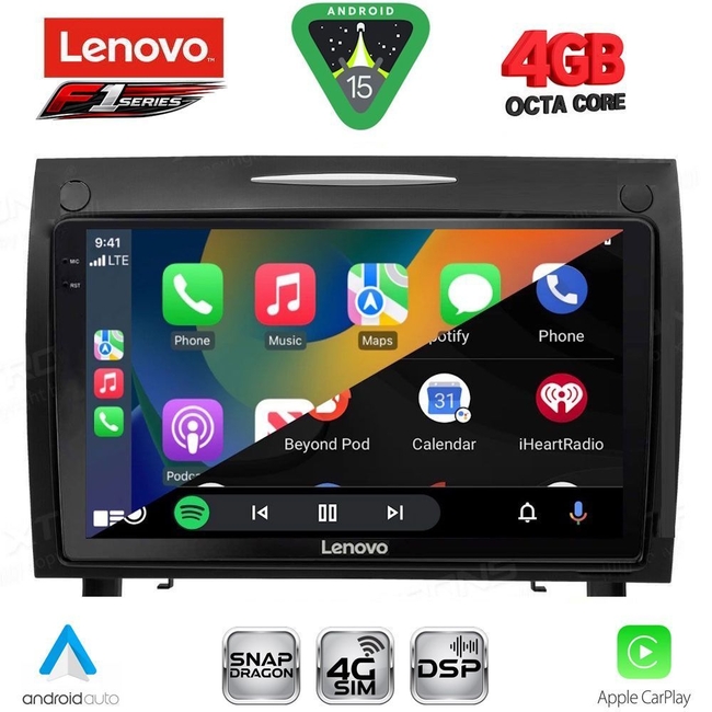 LENOVO SSQ 9419_CPA (9inc) MULTIMEDIA TABLET for MERCEDES SLK R171 mod. 2004-2010