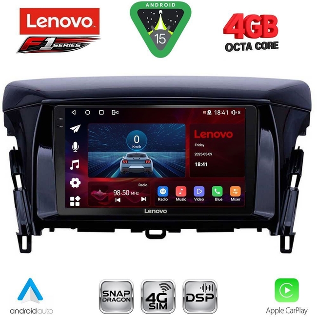 LENOVO SSQ 9432_CPA (9inc) MULTIMEDIA TABLET for MITSUBISHI ECLIPSE CROSS mod. 2018-2026
