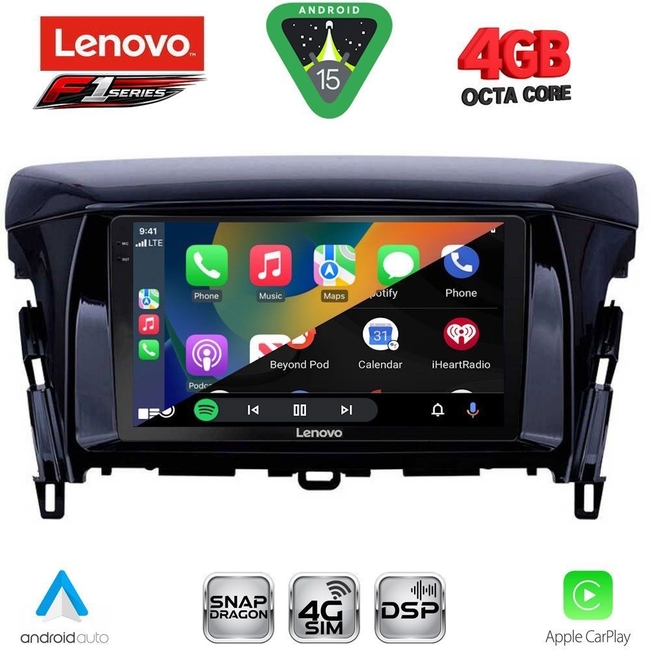 LENOVO SSQ 9432_CPA (9inc) MULTIMEDIA TABLET for MITSUBISHI ECLIPSE CROSS mod. 2018-2026