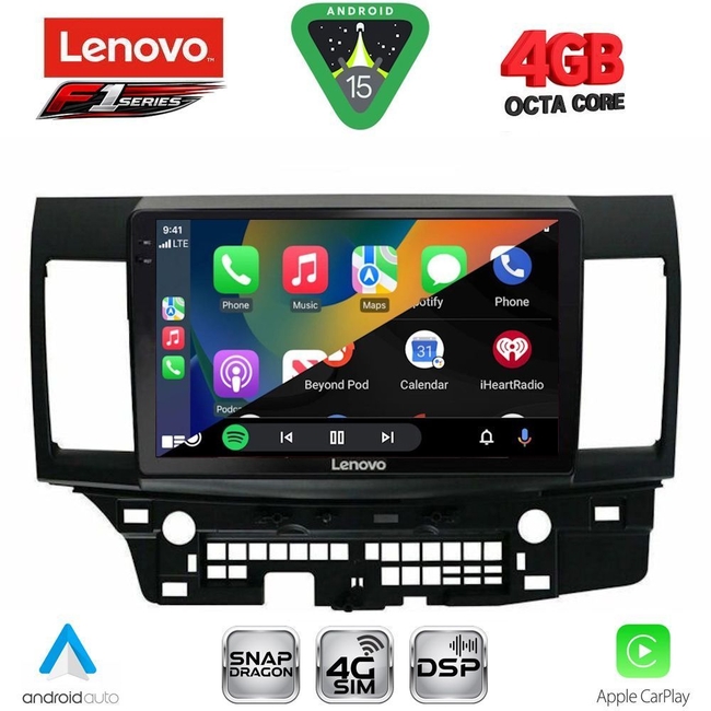 LENOVO SSQ 9434_CPA (10inc) MULTIMEDIA TABLET for MITSUBISHI LANCER mod. 2008-2017