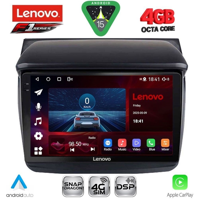 LENOVO SSQ 9436_CPA (9inc) MULTIMEDIA TABLET for MITSUBISHI L200 mod. 2006-2015