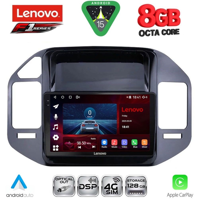 LENOVO SSQ 9444_CPA (9inc) MULTIMEDIA TABLET for MITSUBISHI PAJERO mod. 1999-2006