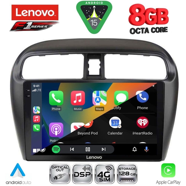 LENOVO SSQ 9448_CPA (9inc) MULTIMEDIA TABLET for MITSUBISHI SPACESTAR mod. 2013-2020
