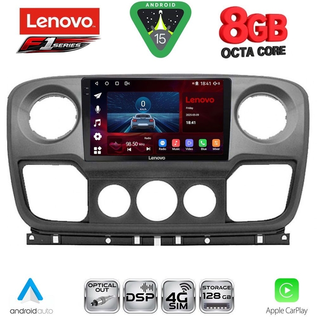 LENOVO SSQ 9463_CPA (10inc) MULTIMEDIA TABLET for NISSAN NV400 - OPEL MOVANO - RENAULT MASTER mod. 2010-2020
