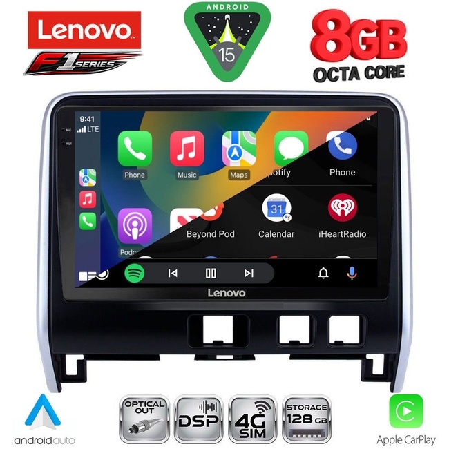 LENOVO SSQ 9471_CPA (10inc) MULTIMEDIA TABLET for NISSAN SERENA mod. 2016-2022