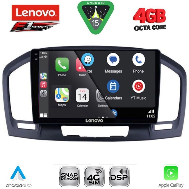 LENOVO SSQ 9491BL_CPA (9inc) MULTIMEDIA TABLET for OPEL INSIGNIA mod. 2008-2013 (BLACK)