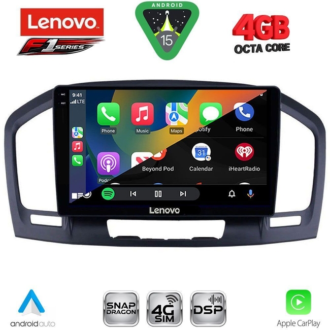 LENOVO SSQ 9491BL_CPA (9inc) MULTIMEDIA TABLET for OPEL INSIGNIA mod. 2008-2013 (BLACK)