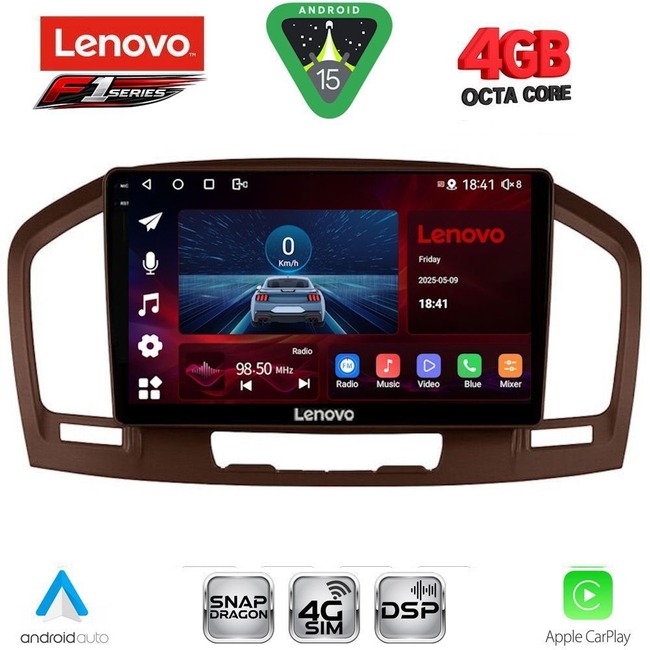 LENOVO SSQ 9491BR_CPA (9inc) MULTIMEDIA TABLET for OPEL INSIGNIA  mod.2008-2013 (BROWN)