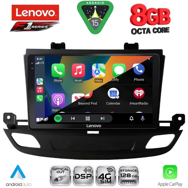 LENOVO SSQ 9493_CPA (9inc) MULTIMEDIA TABLET for OPEL INSIGNIA mod. 2018-2024