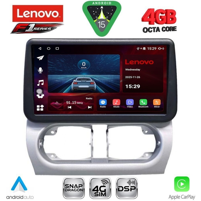 LENOVO SSQ 9500_CPA (9inc) MULTIMEDIA TABLET for OPEL CORSA C mod 2000-2006 - TIGRA mod. 2004-2009