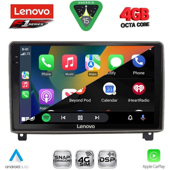 LENOVO SSQ 9517_CPA (9inc) MULTIMEDIA TABLET for PEUGEOT 407 mod. 2004-2011