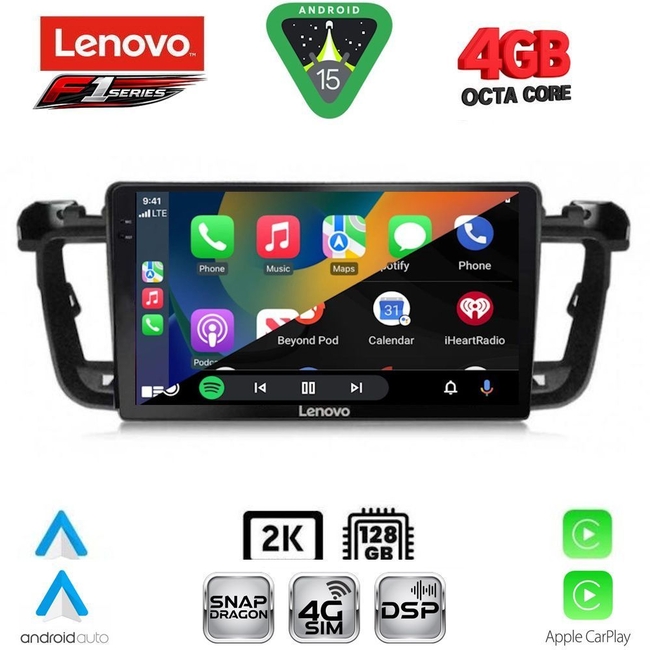 LENOVO SSQ 9518_CPA (9inc) MULTIMEDIA TABLET for PEUGEOT 508 mod. 2010-2016