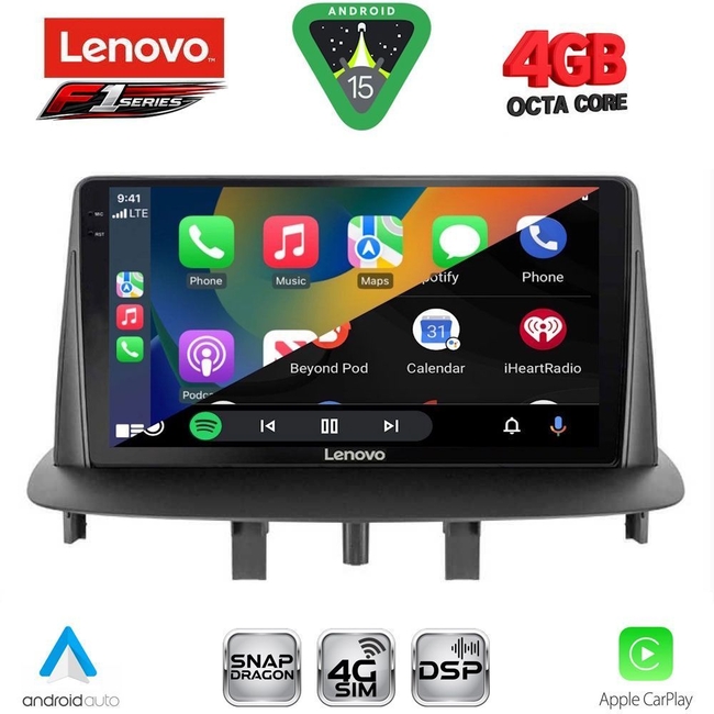 LENOVO SSQ 9556_CPA (9inc) MULTIMEDIA TABLET for RENAULT MEGANE 3 mod. 2009-2016