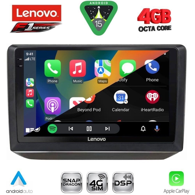 LENOVO SSQ 9581_CPA (10inc) MULTIMEDIA TABLET for SKODA FABIA mod. 2008-2014