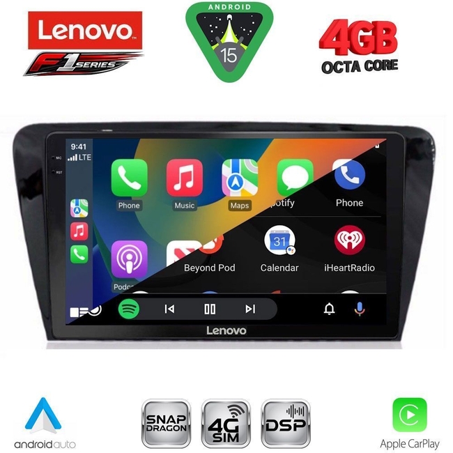 LENOVO SSQ 9597_CPA (10inc) MULTIMEDIA TABLET for SKODA OCTAVIA 7 mod. 2013-2021