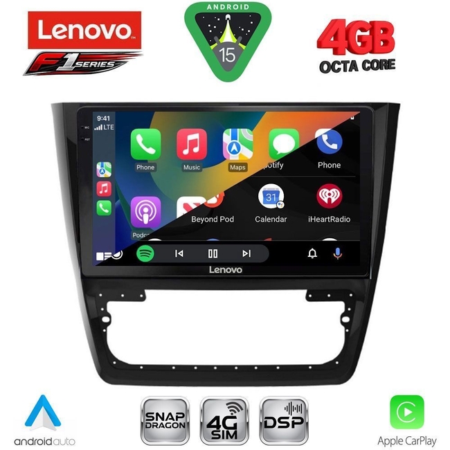 LENOVO SSQ 9610_CPA (10inc) MULTIMEDIA TABLET for SKODA YETI mod. 2014-2018
