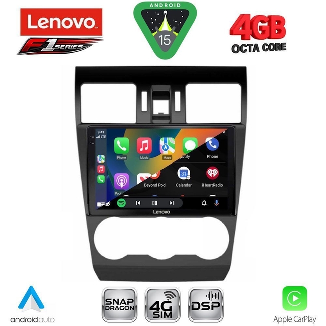LENOVO SSQ 9663_CPA (9inc) MULTIMEDIA TABLET for SUBARU FORESTER - IMPREZA - XV mod. 2013-2019
