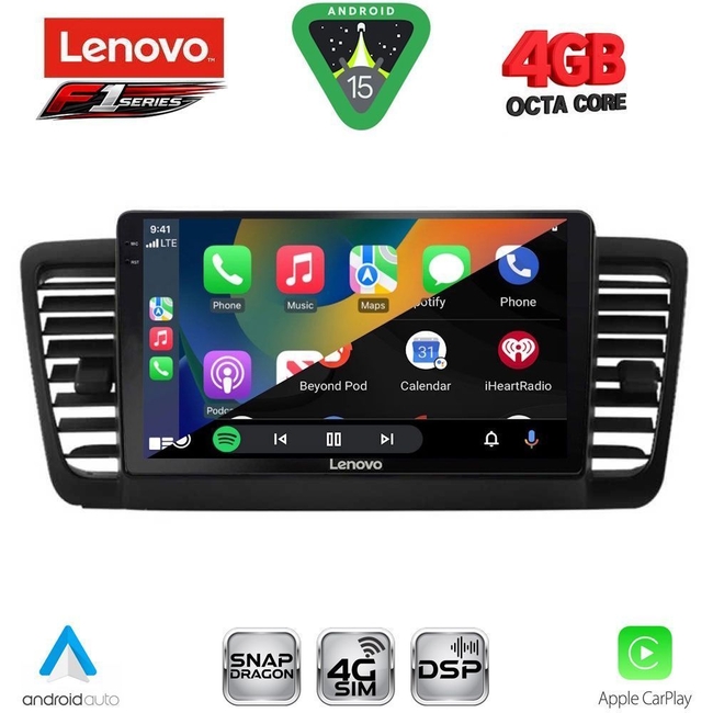 LENOVO SSQ 9665_CPA (9inc) MULTIMEDIA TABLET for SUBARU LEGACY - OUTBACK mod. 2002-2008