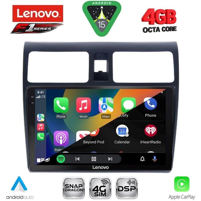 LENOVO SSQ 9684_CPA (10inc) MULTIMEDIA TABLET for SUZUKI SWIFT mod. 2005-2011