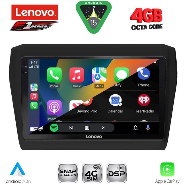 LENOVO SSQ 9686_CPA (9inc) MULTIMEDIA TABLET for SUZUKI SWIFT mod. 2017-2026