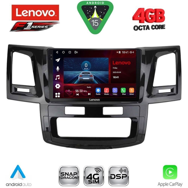 LENOVO SSQ 9720_CPA (9inc) MULTIMEDIA TABLET for TOYOTA HILUX mod. 2005-2016
