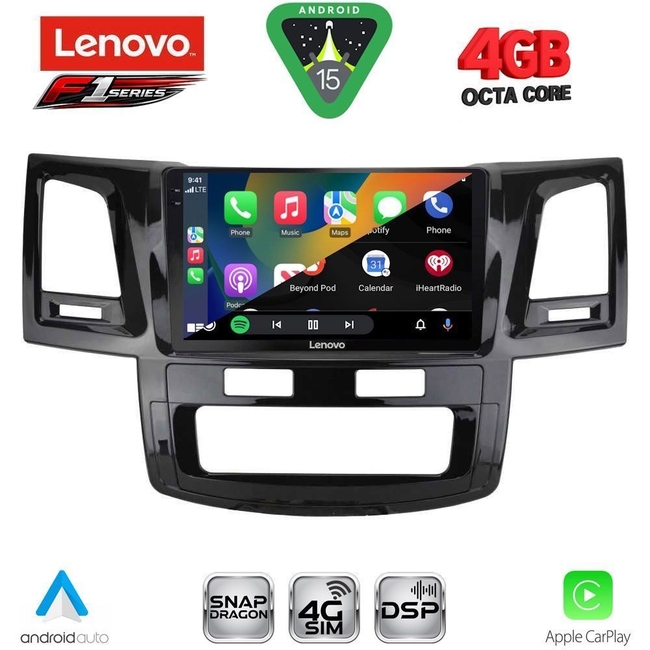 LENOVO SSQ 9720_CPA (9inc) MULTIMEDIA TABLET for TOYOTA HILUX mod. 2005-2016