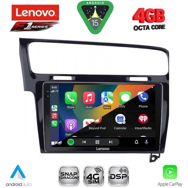 LENOVO SSQ 9747BL_CPA (10inc) MULTIMEDIA TABLET for VW GOLF 7 mod. 2013-2020