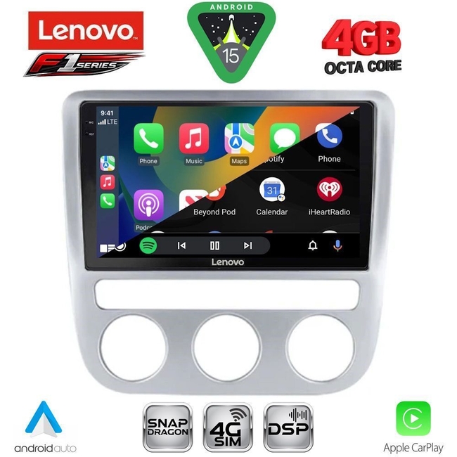 LENOVO SSQ 9752_CPA CLIMA (9inc) MULTIMEDIA TABLET for VW EOS mod. 2006> - SCIROCCO mod. 2008-2010