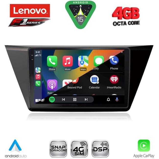 LENOVO SSQ 9769_CPA (10inc) MULTIMEDIA TABLET for VW TOURAN mod. 2016-2026