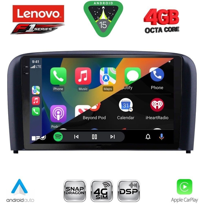 LENOVO SSQ 9786_CPA (9inc) MULTIMEDIA TABLET for VOLVO S80 mod. 1998-2006