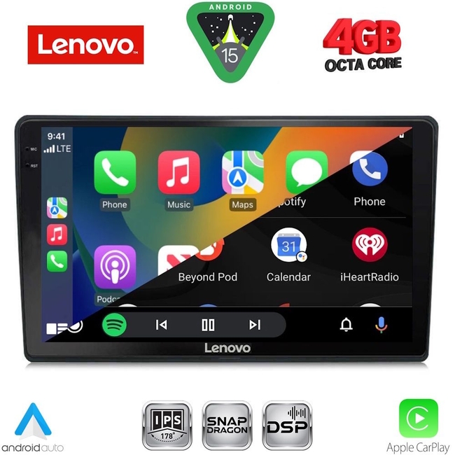LENOVO SSQ 9699_CPA (10inc) MULTIMEDIA TABLET for TOYOTA AURIS mod. 2013-2015