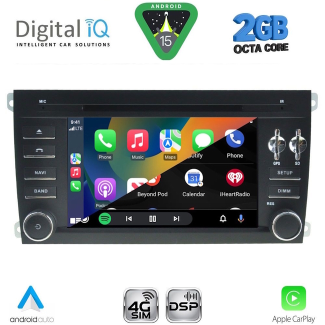 DIGITAL IQ MSF 343_CPA (7" DECK) MULTIMEDIA PORSCHE CAYENNE mod. 2002-2011