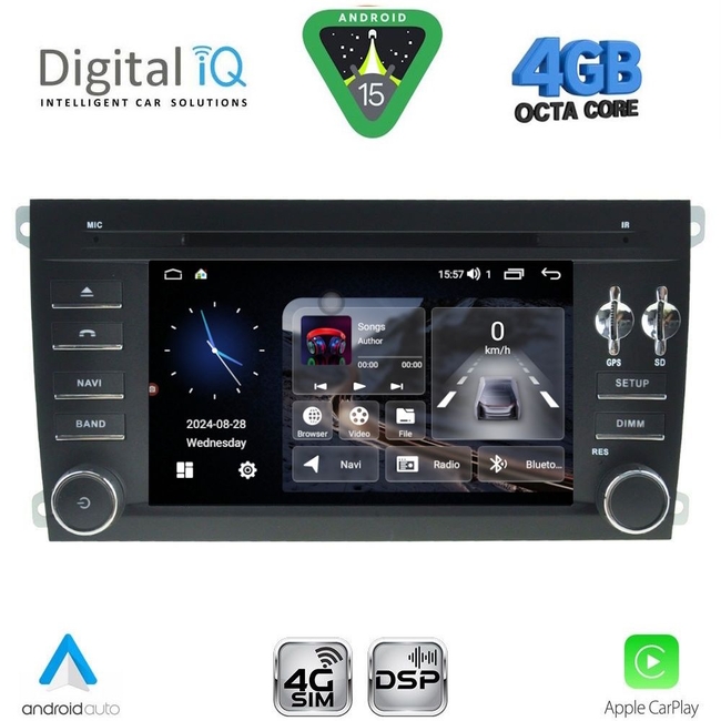 DIGITAL IQ MSF 343_CPA (7" DECK) MULTIMEDIA PORSCHE CAYENNE mod. 2002-2011